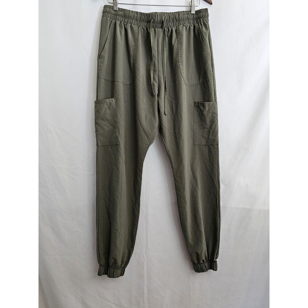 eliteMed Performance Scrub Pants Olive Jogger Style Women’s Size XL